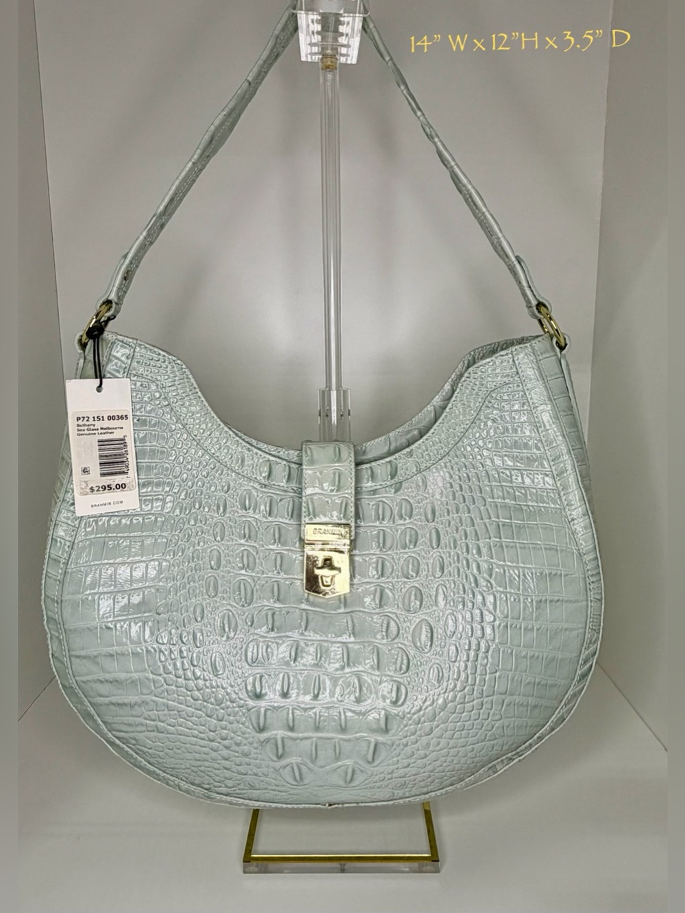 Brahmin NWT Bethany Shoulder Bag - Seaglass Melbourne